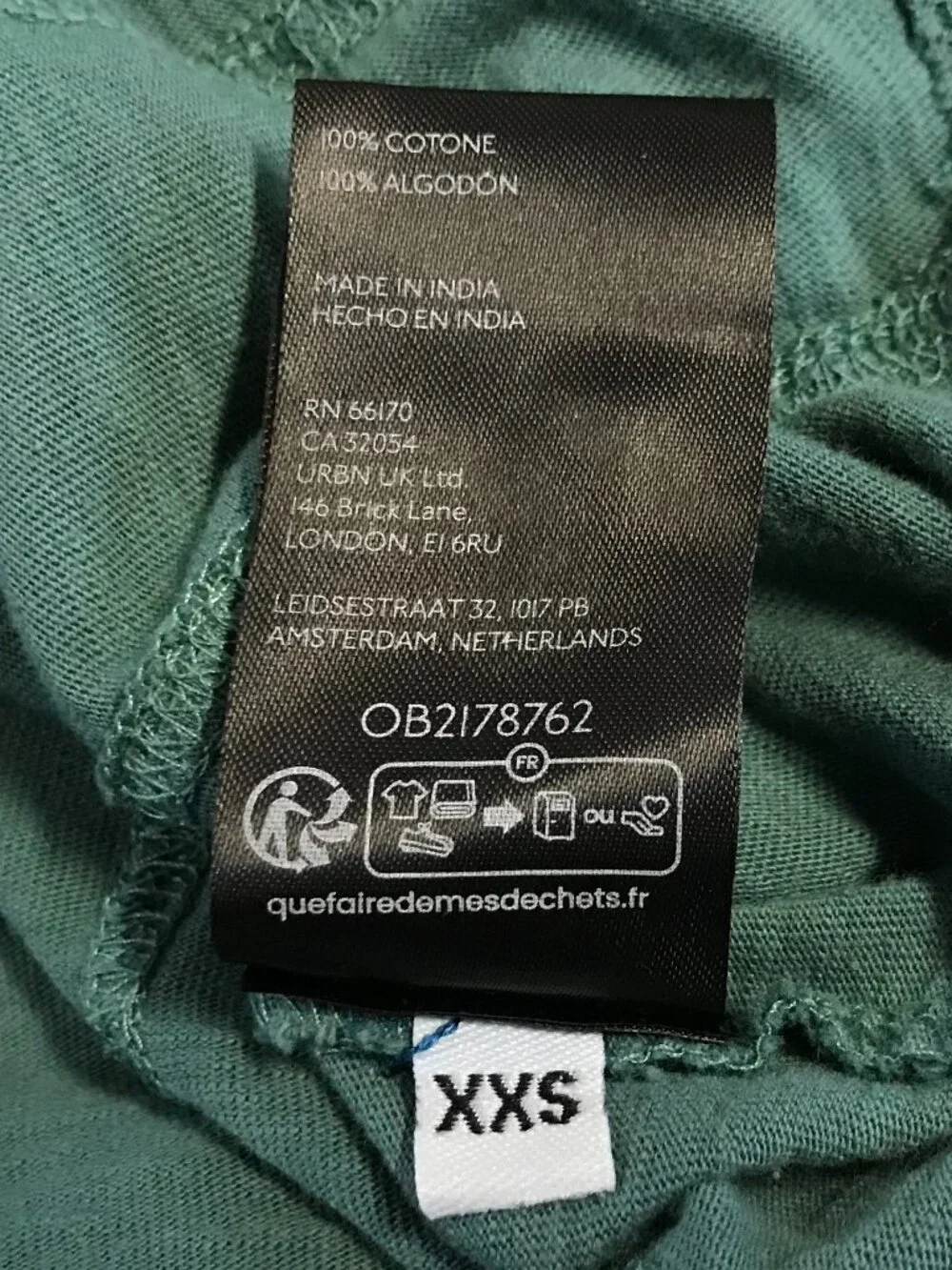 Pilcro Anthropologie Seamed Cotton Corset Tee XXS Teal Long Sleeve Crop Top